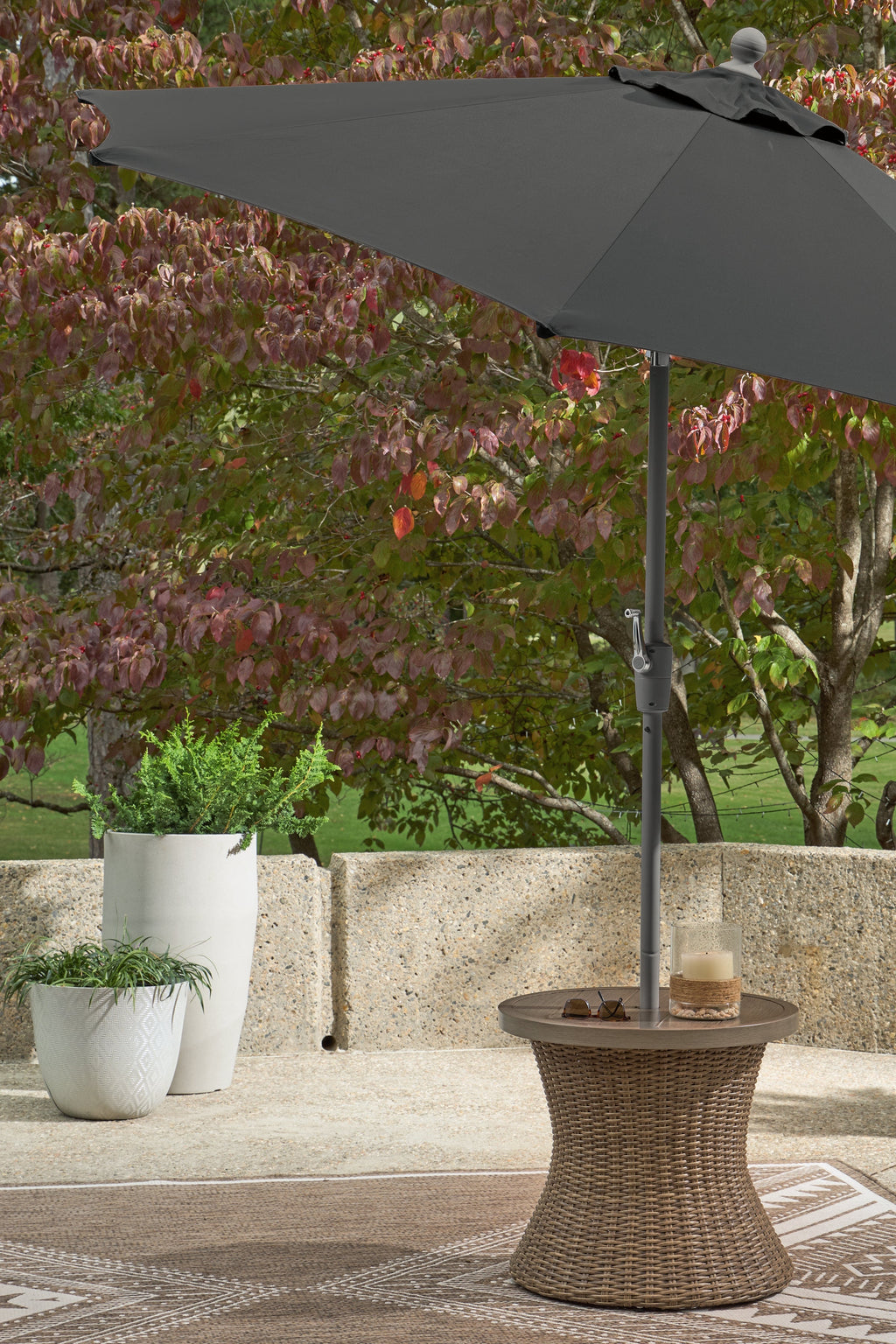 Laguna Heights Beige Outdoor End Table