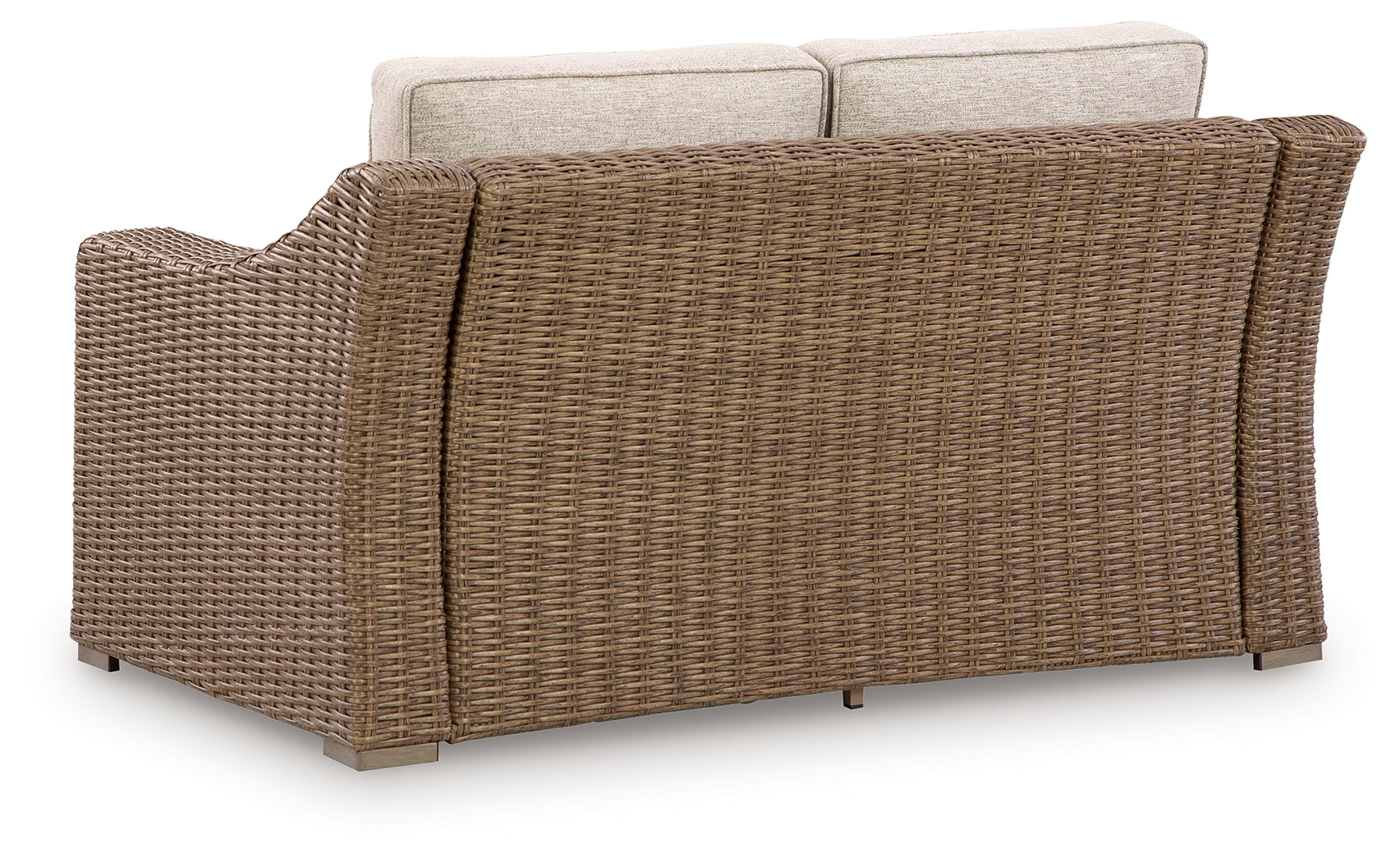Laguna Heights Beige Outdoor Loveseat with Cushion