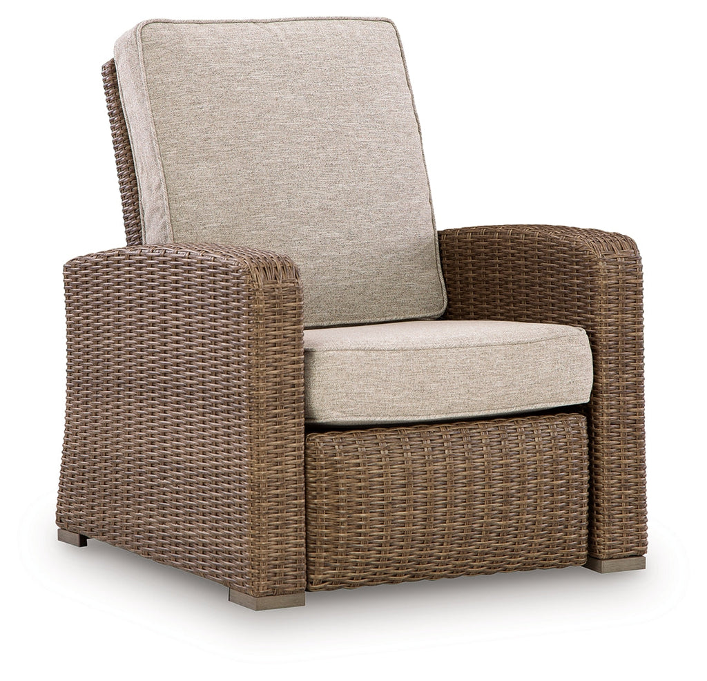 Laguna Heights Beige Outdoor Recliner