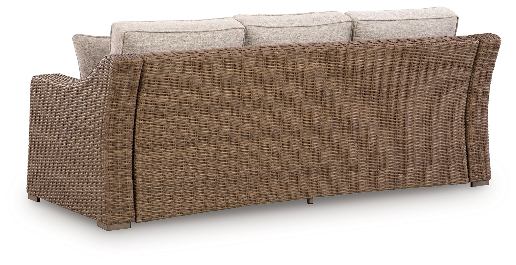 Laguna Heights Beige Outdoor Sofa with Cushion