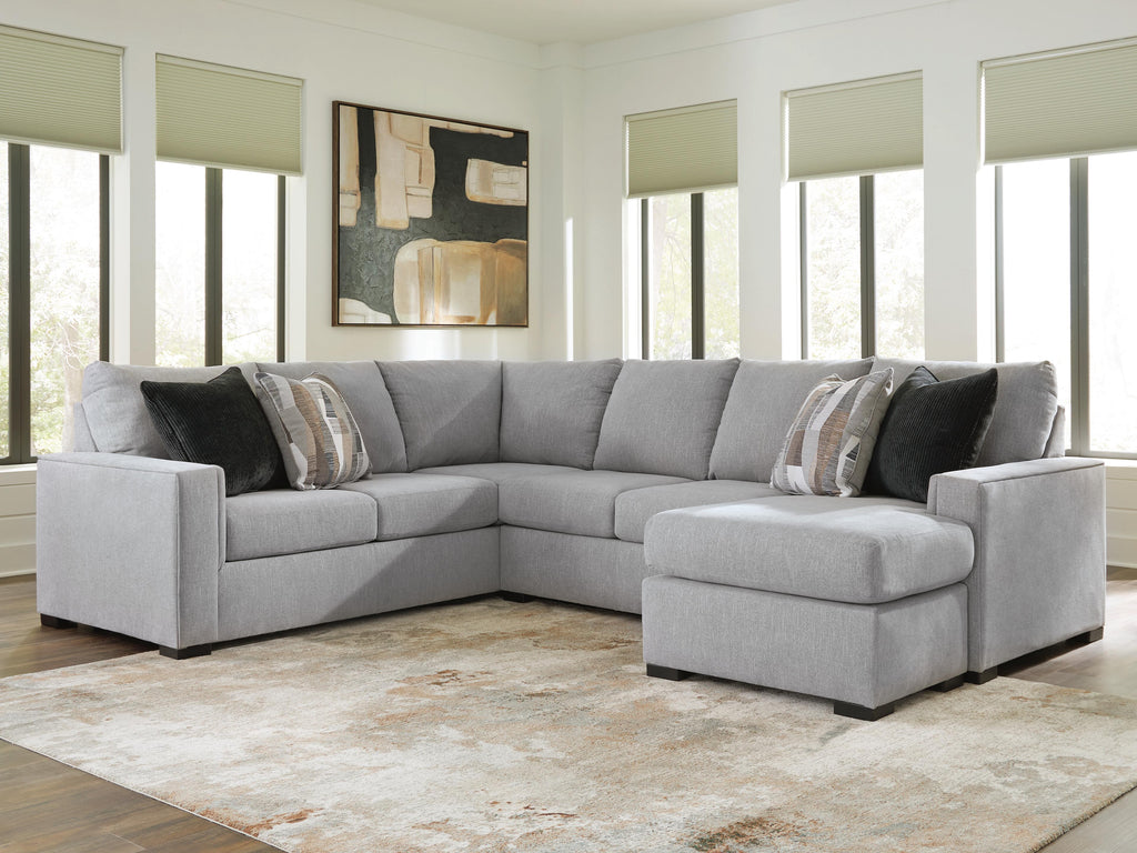 Lakepoint Nickel 2-Piece Sectional w/ Chaise