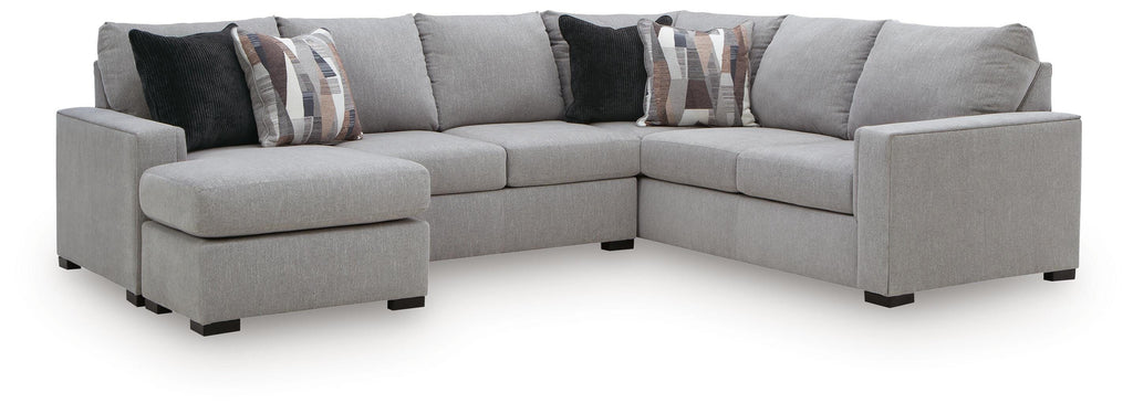 Lakepoint Nickel 2-Piece Sectional with Chaise