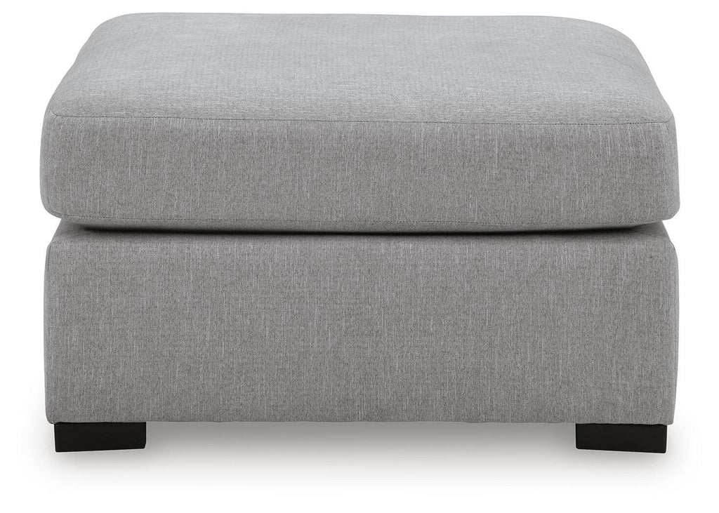 Lakepoint Nickel Oversized Accent Ottoman