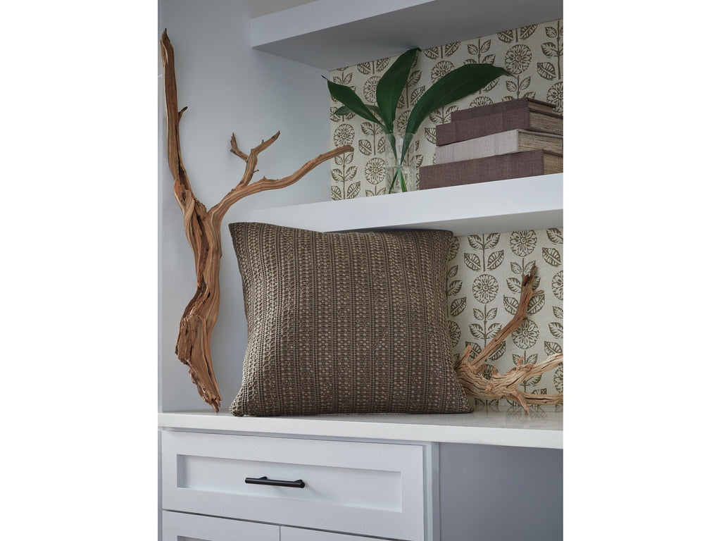 Landcher Brown Pillow (Set of 4)