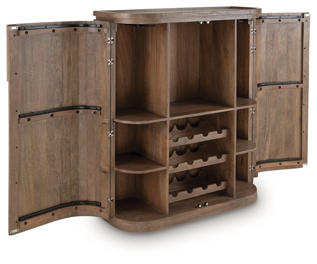 Landermont Medium Brown Bar Cabinet