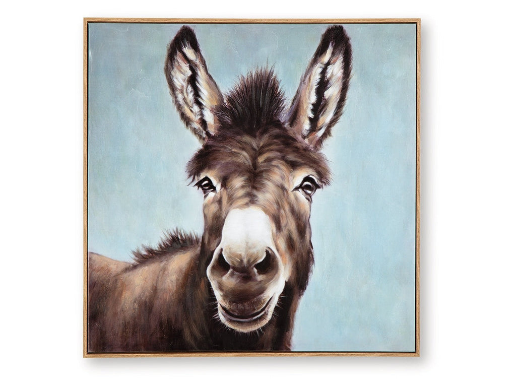 Landerton Brown/Blue/White Wall Art