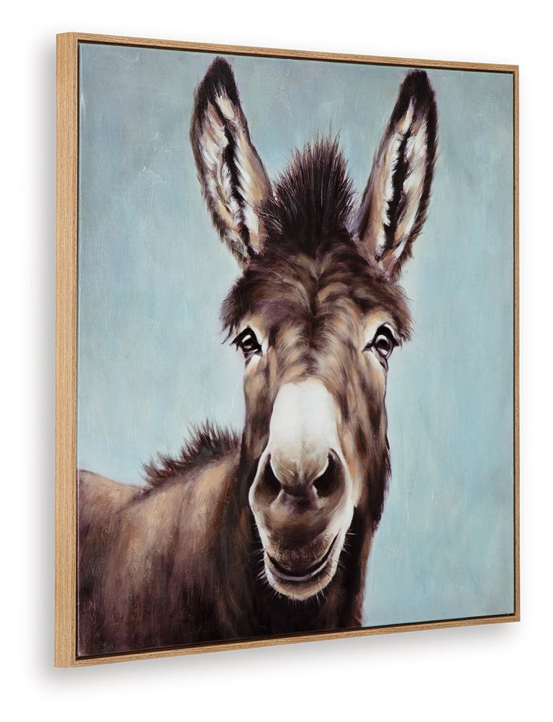 Landerton Brown/Blue/White Wall Art