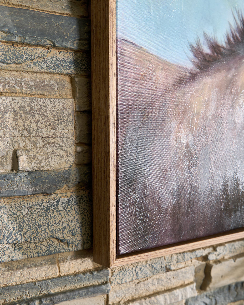 Landerton Brown/Blue/White Wall Art