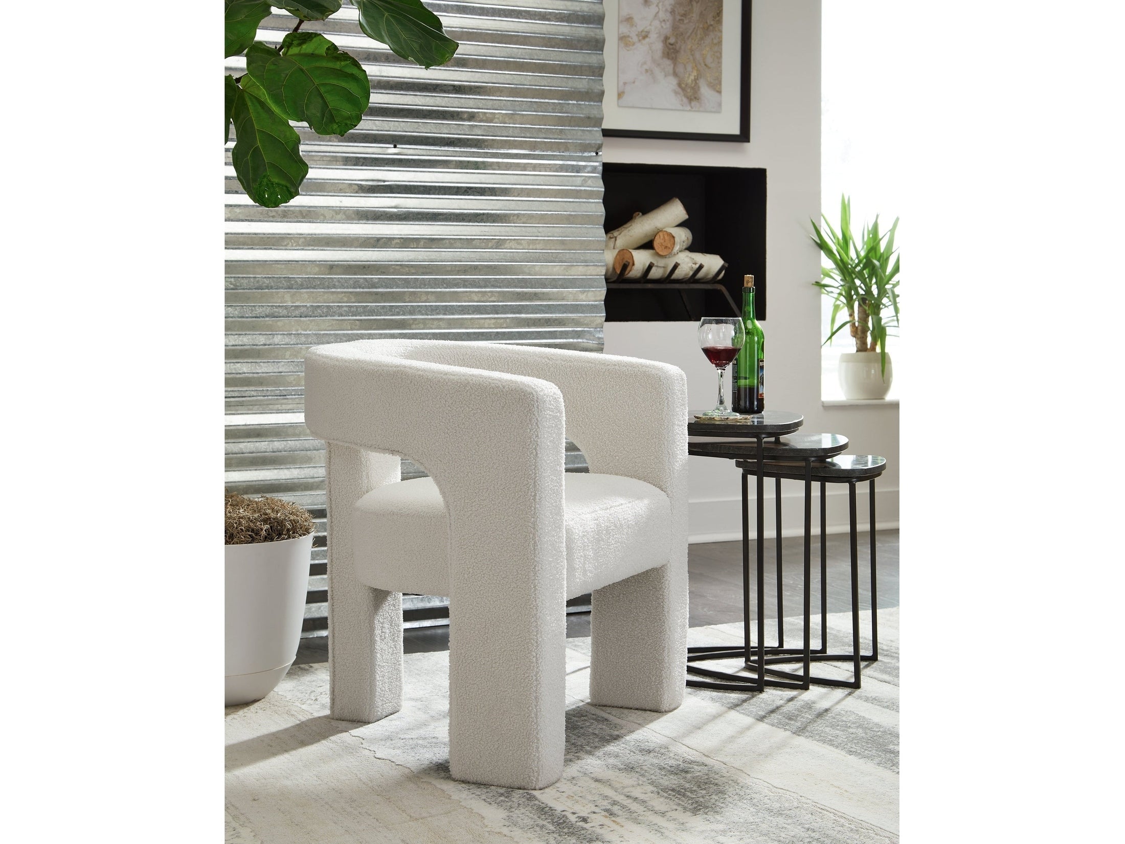Landick Ivory Accent Chair