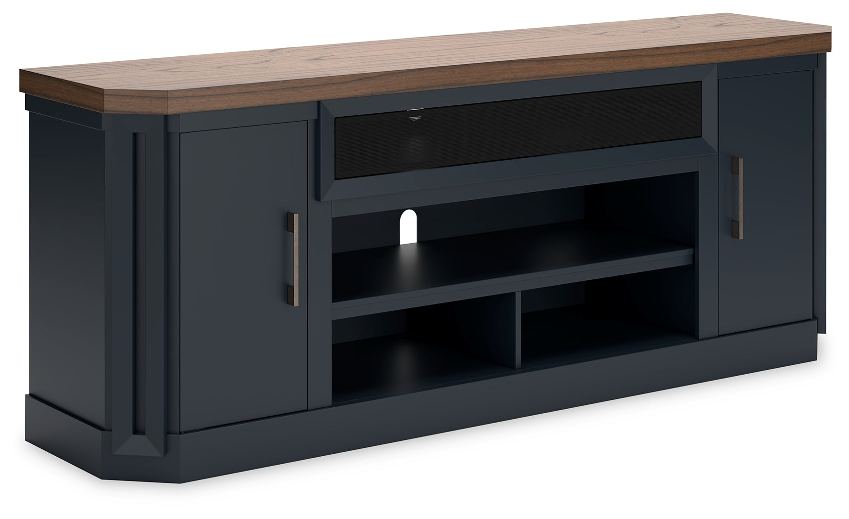 Landocken Brown & Blue 83" TV Stand