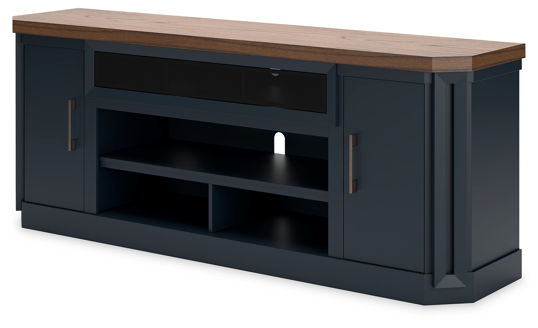 Landocken Brown & Blue 83" TV Stand