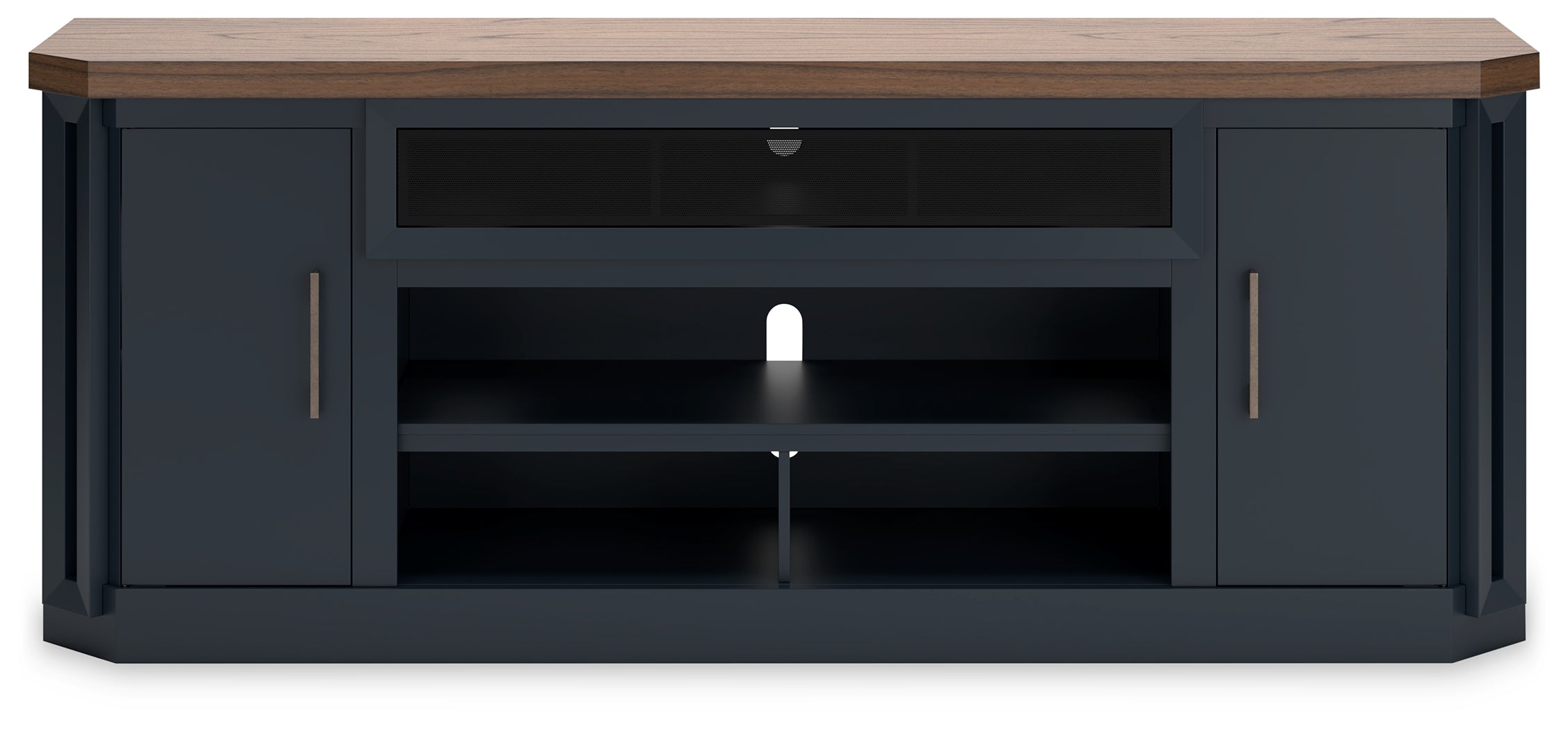 Landocken Brown & Blue 83" TV Stand