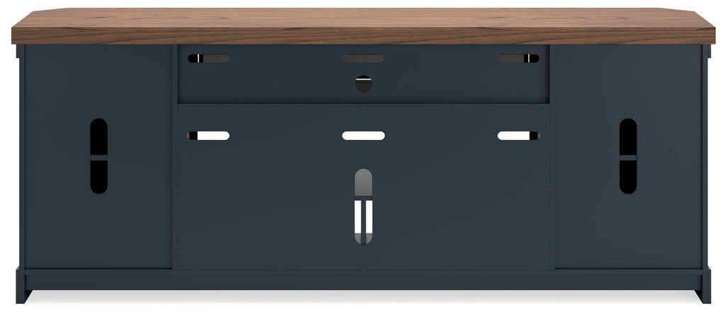 Landocken Brown & Blue 83" TV Stand