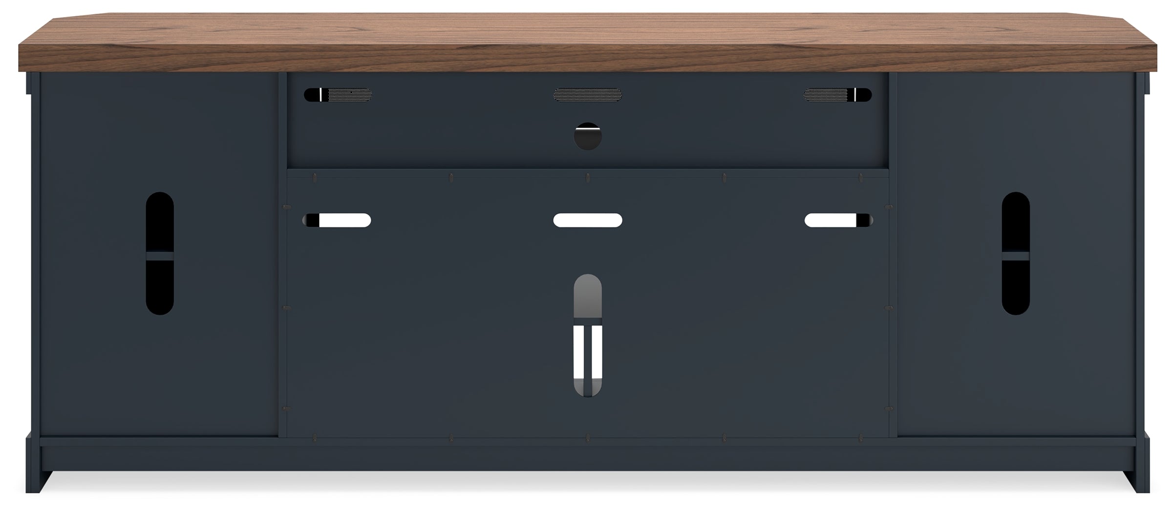 Landocken Brown & Blue 83" TV Stand