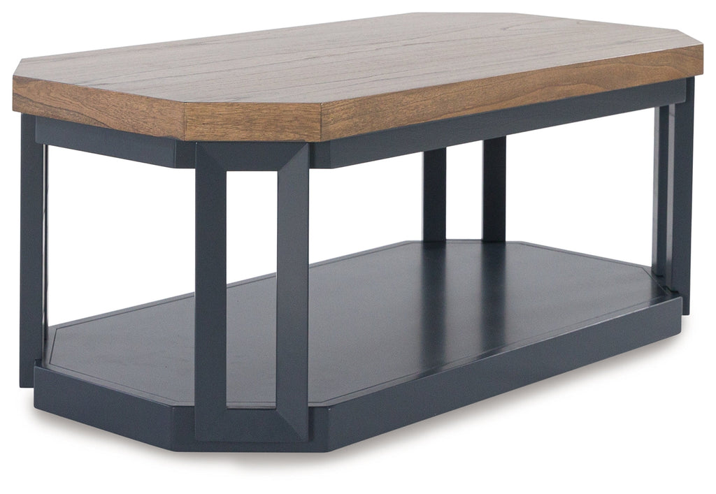Landocken Brown/Blue Table (Set of 3)