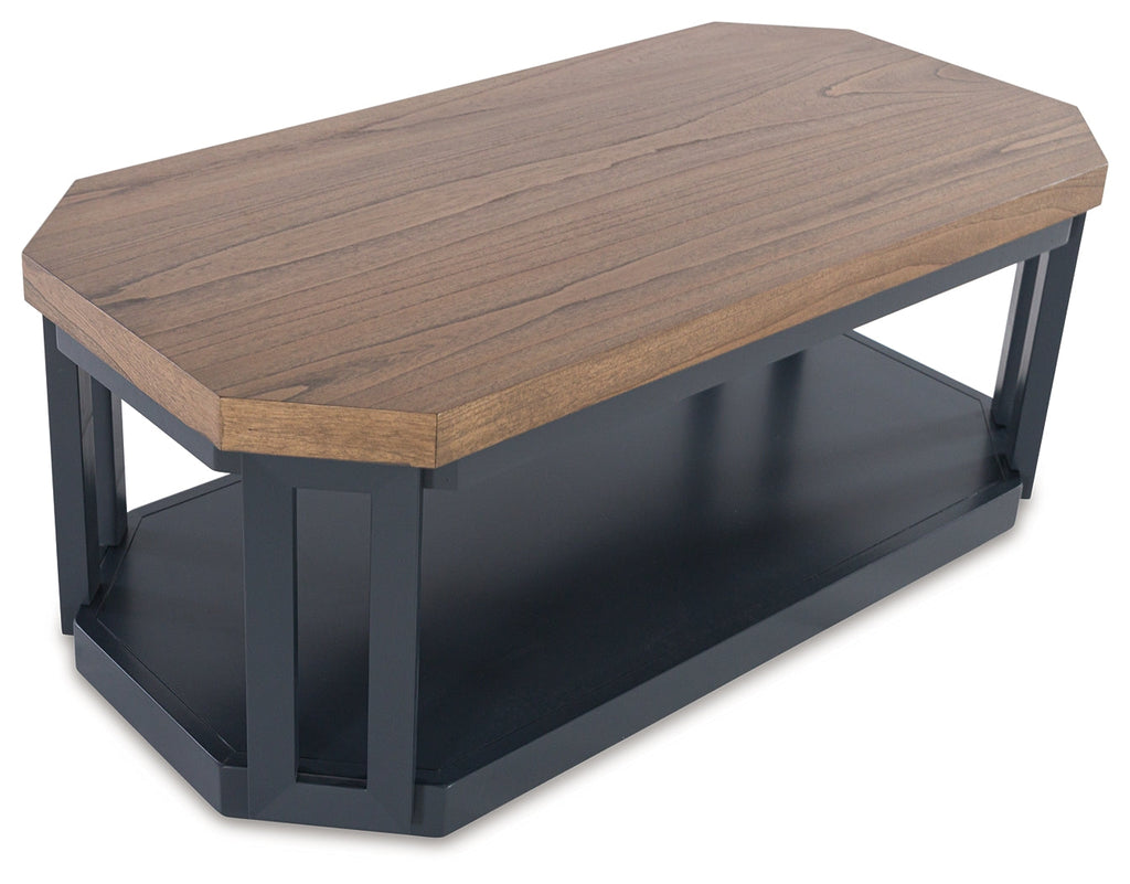 Landocken Brown/Blue Table (Set of 3)