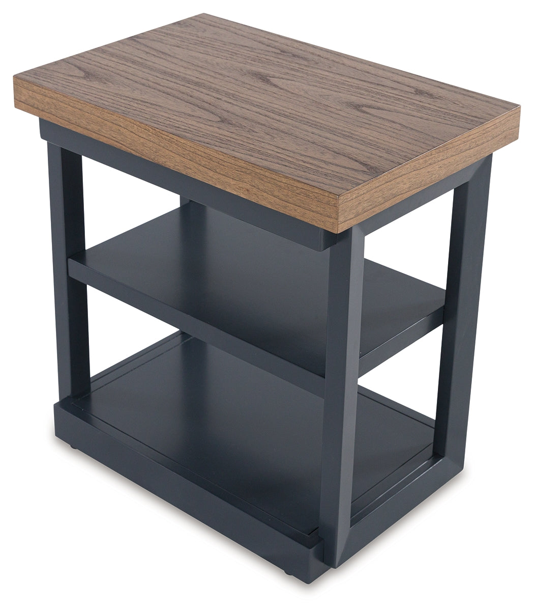 Landocken Brown/Blue Table (Set of 3)
