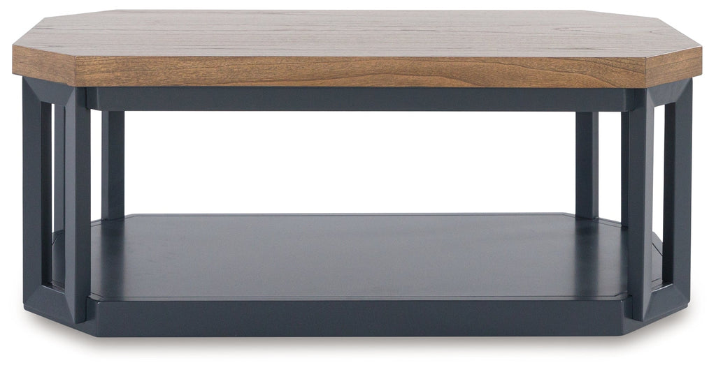 Landocken Brown/Blue Table (Set of 3)