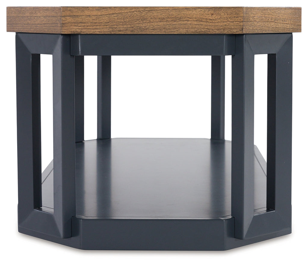 Landocken Brown/Blue Table (Set of 3)