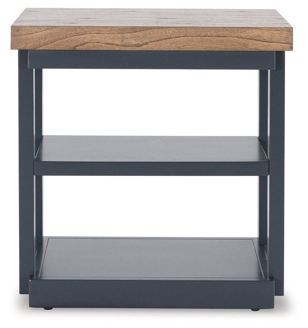 Landocken Brown/Blue Table (Set of 3)