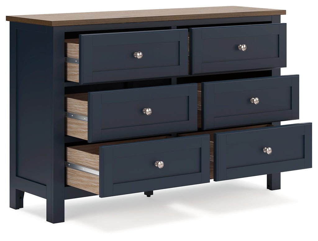 Landocken /Blue Twin Panel Bedroom Set, Brown