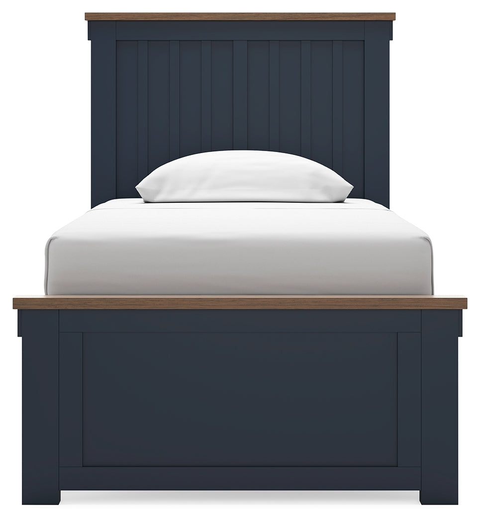 Landocken /Blue Twin Panel Bedroom Set, Brown