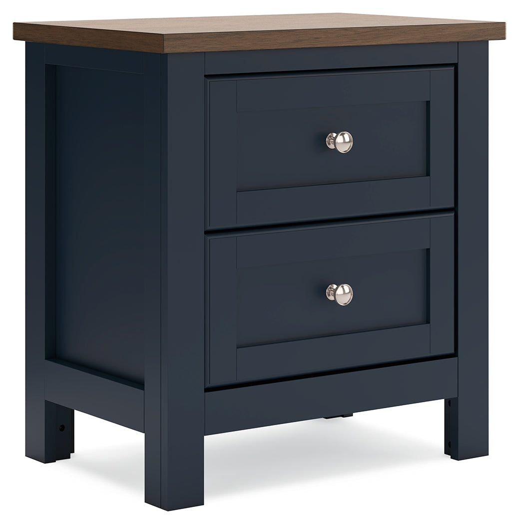 Landocken /Blue Twin Panel Bedroom Set, Brown