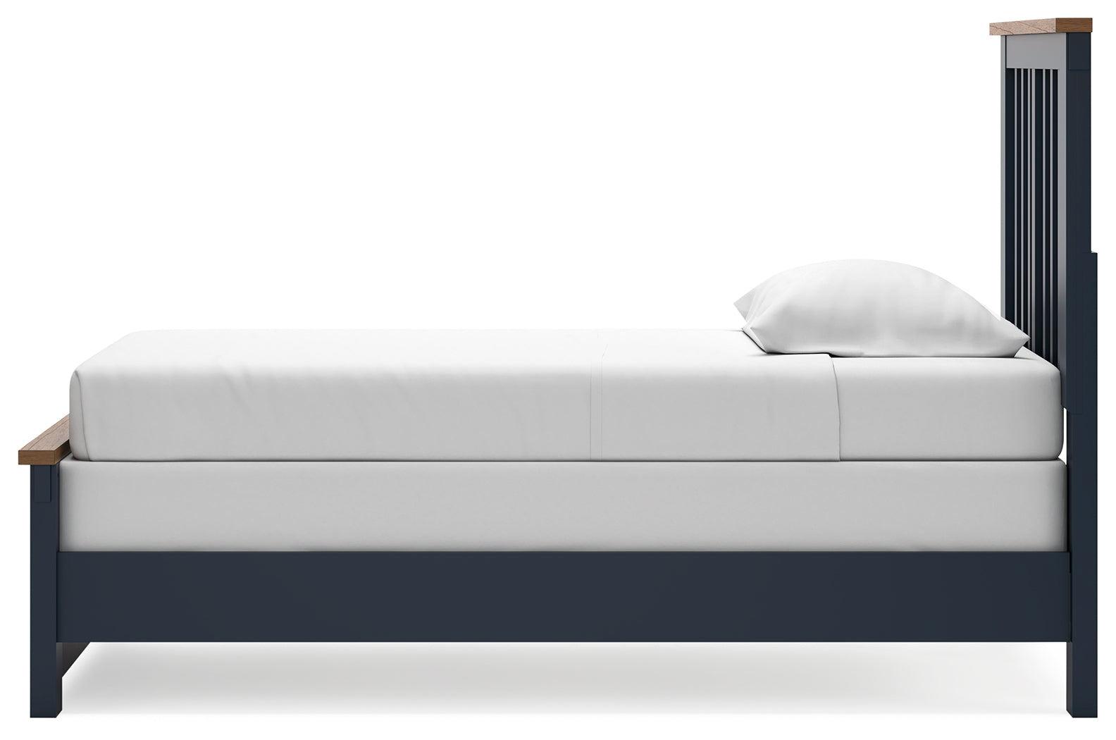 Landocken Brown/Blue Twin Panel Youth Bed