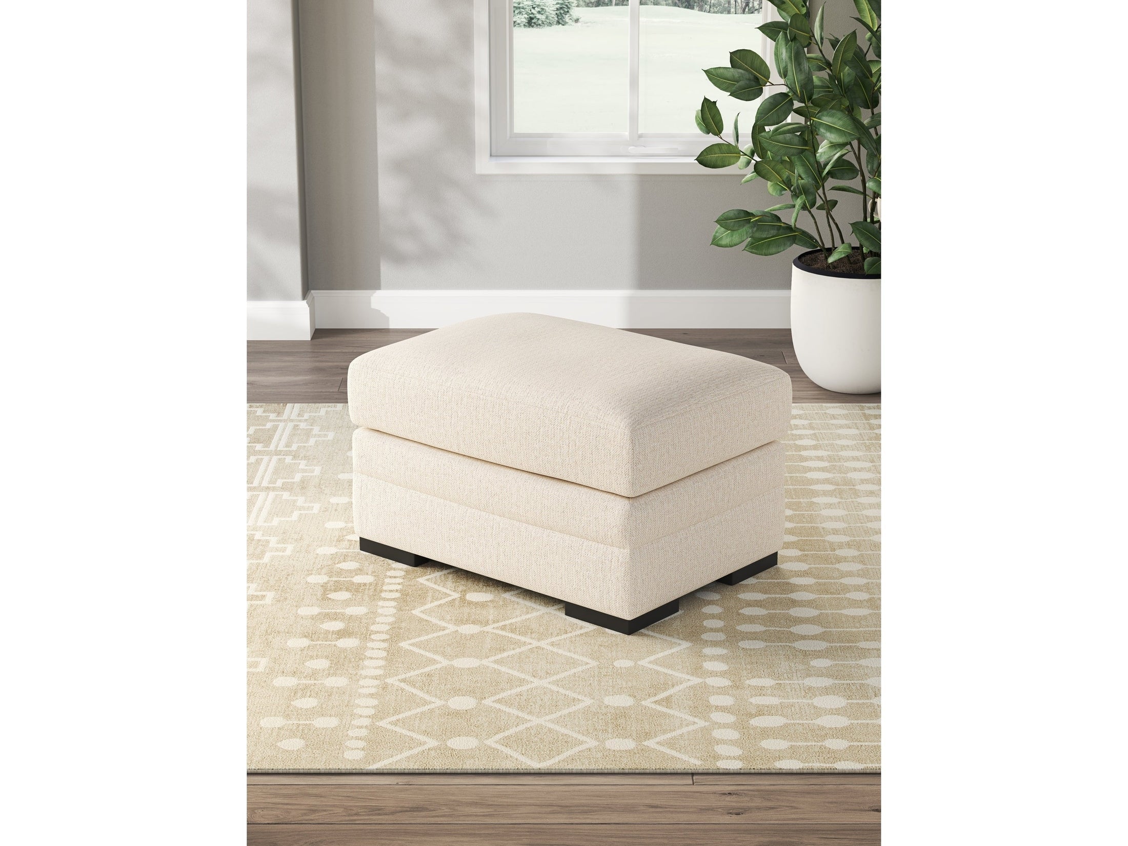 Lango Jute Ottoman