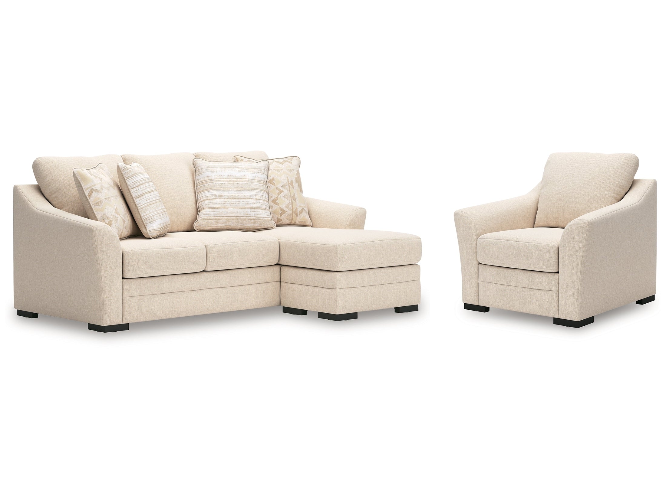 Lango Jute Sofa Chaise and Chair