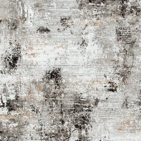 Langwell Black/Gray/White Large Rug