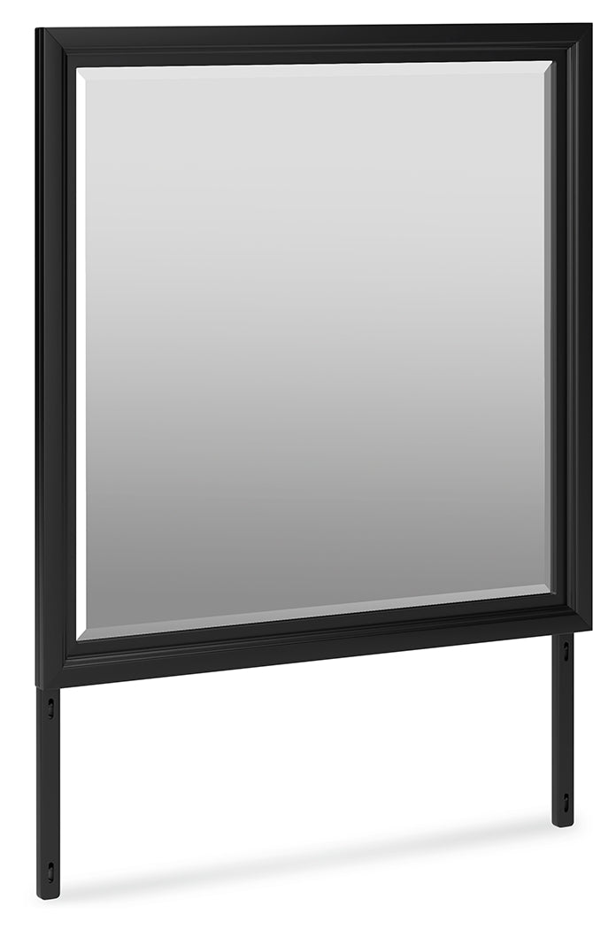 Lanolee Black Bedroom Mirror