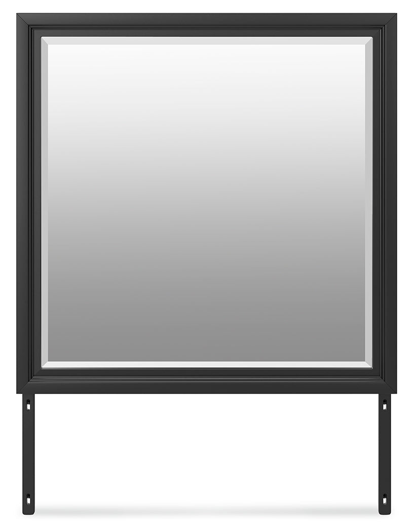 Lanolee Black Bedroom Mirror