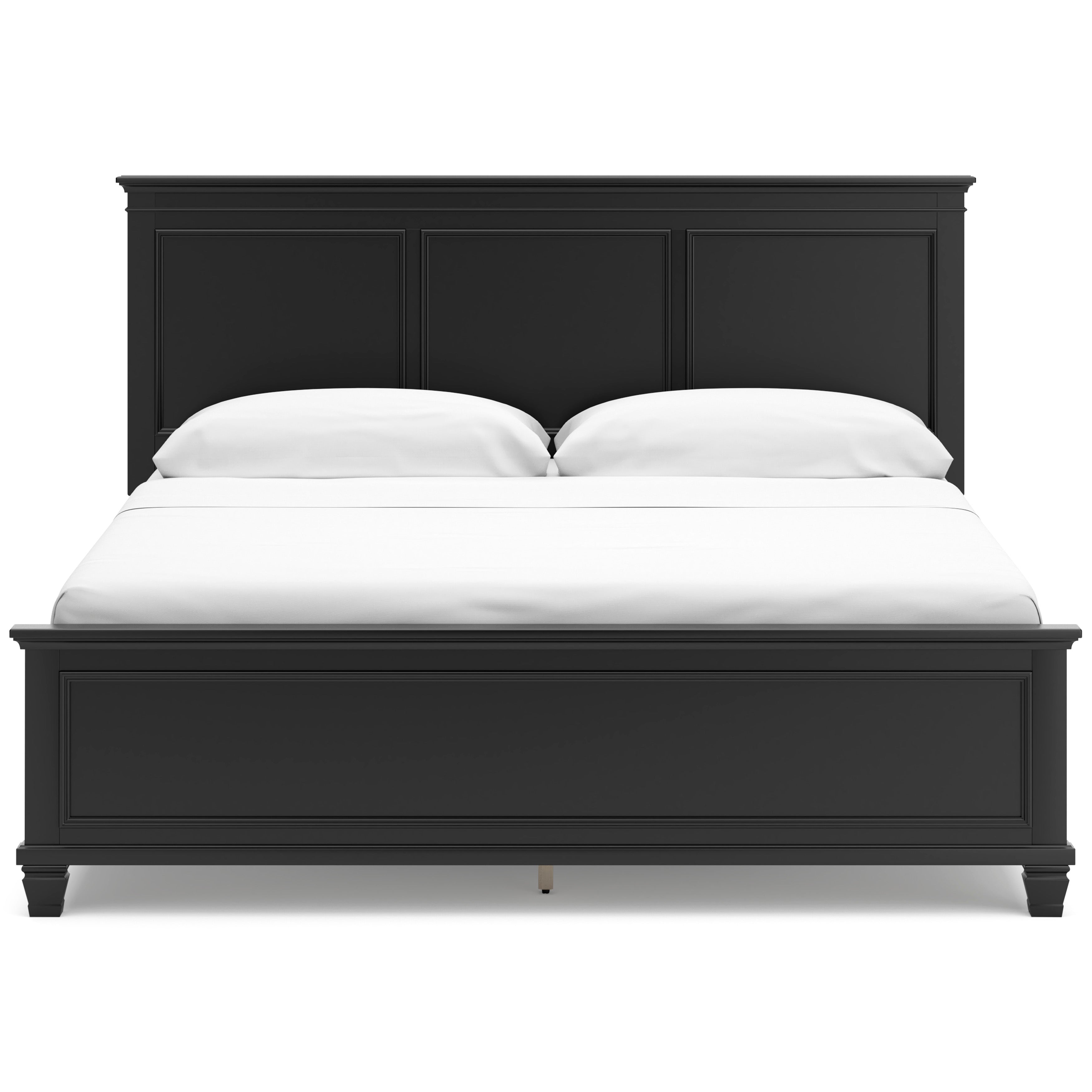 Lanolee Black California King Panel 5-Piece Bedroom Set