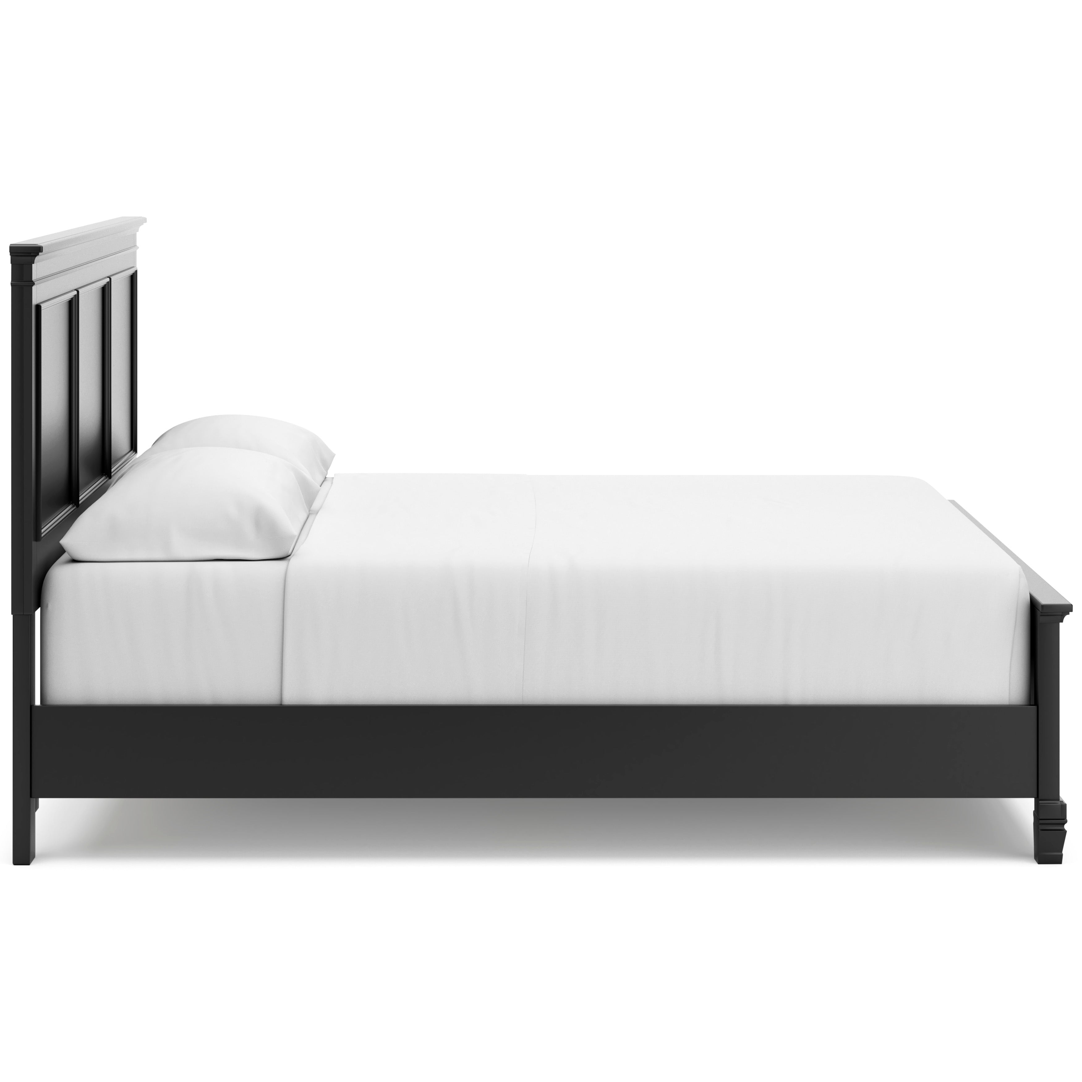 Lanolee Black California King Panel 4-Piece Bedroom Set