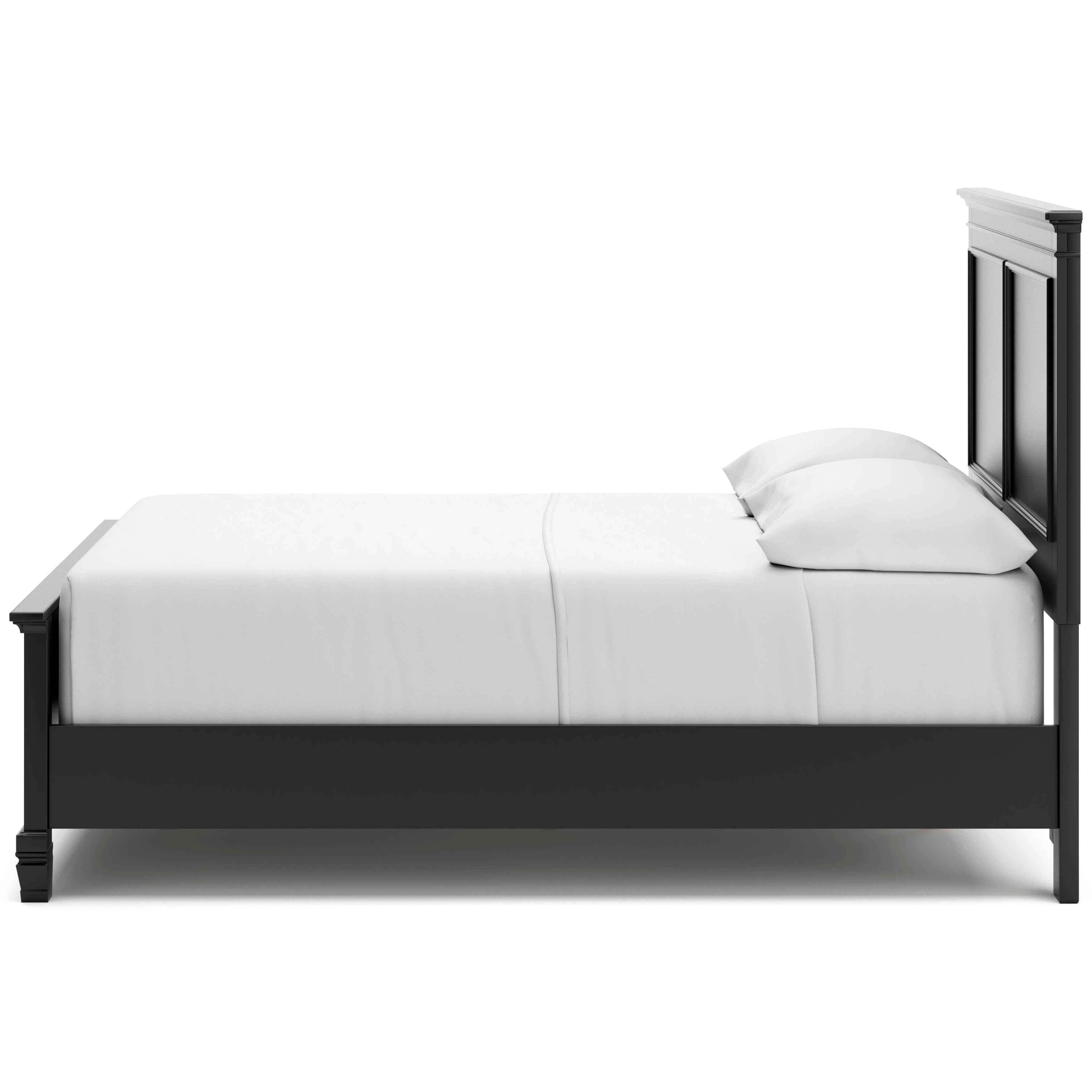 Lanolee Black Full Panel 5-Piece Bedroom Set