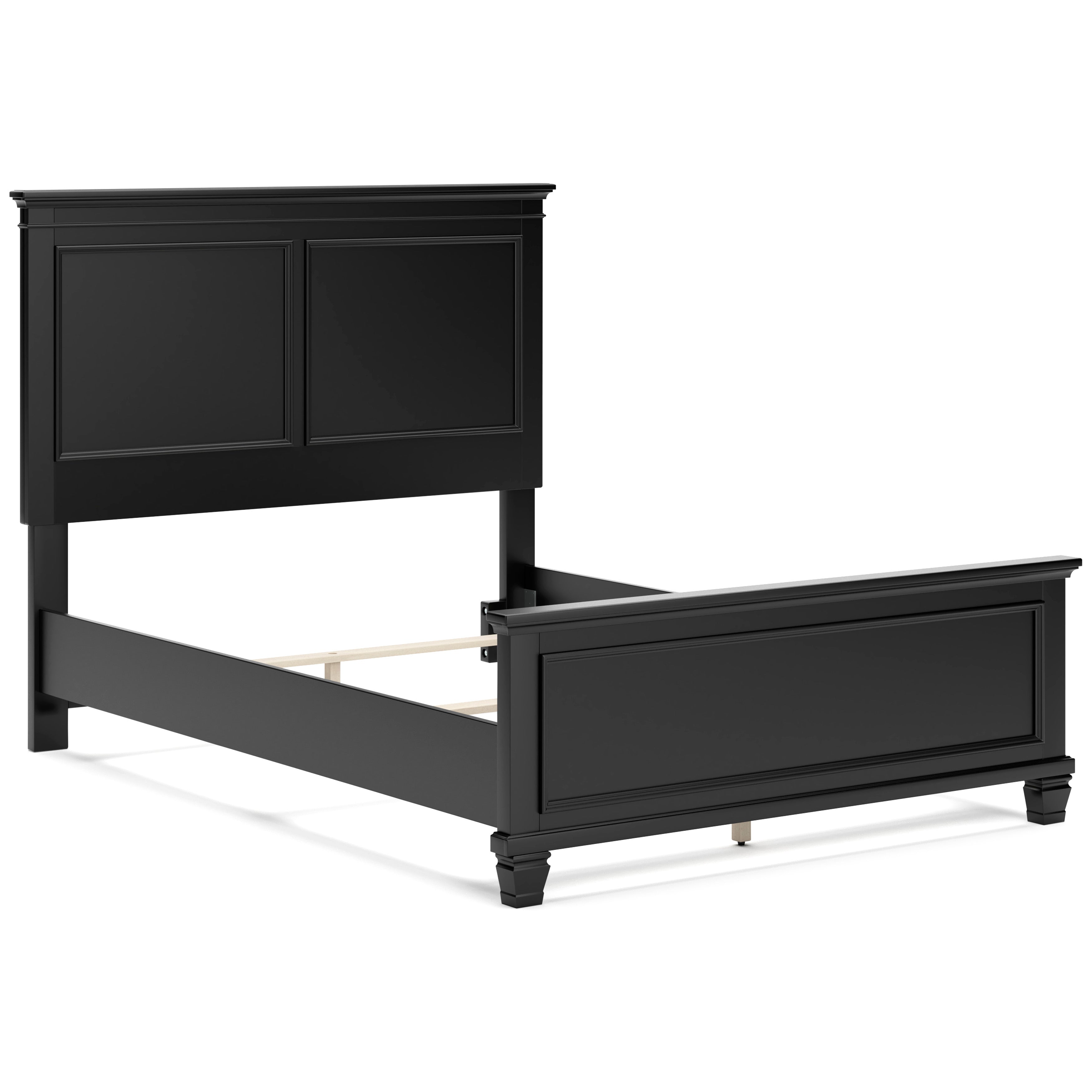 Lanolee Black Full Panel 5-Piece Bedroom Set