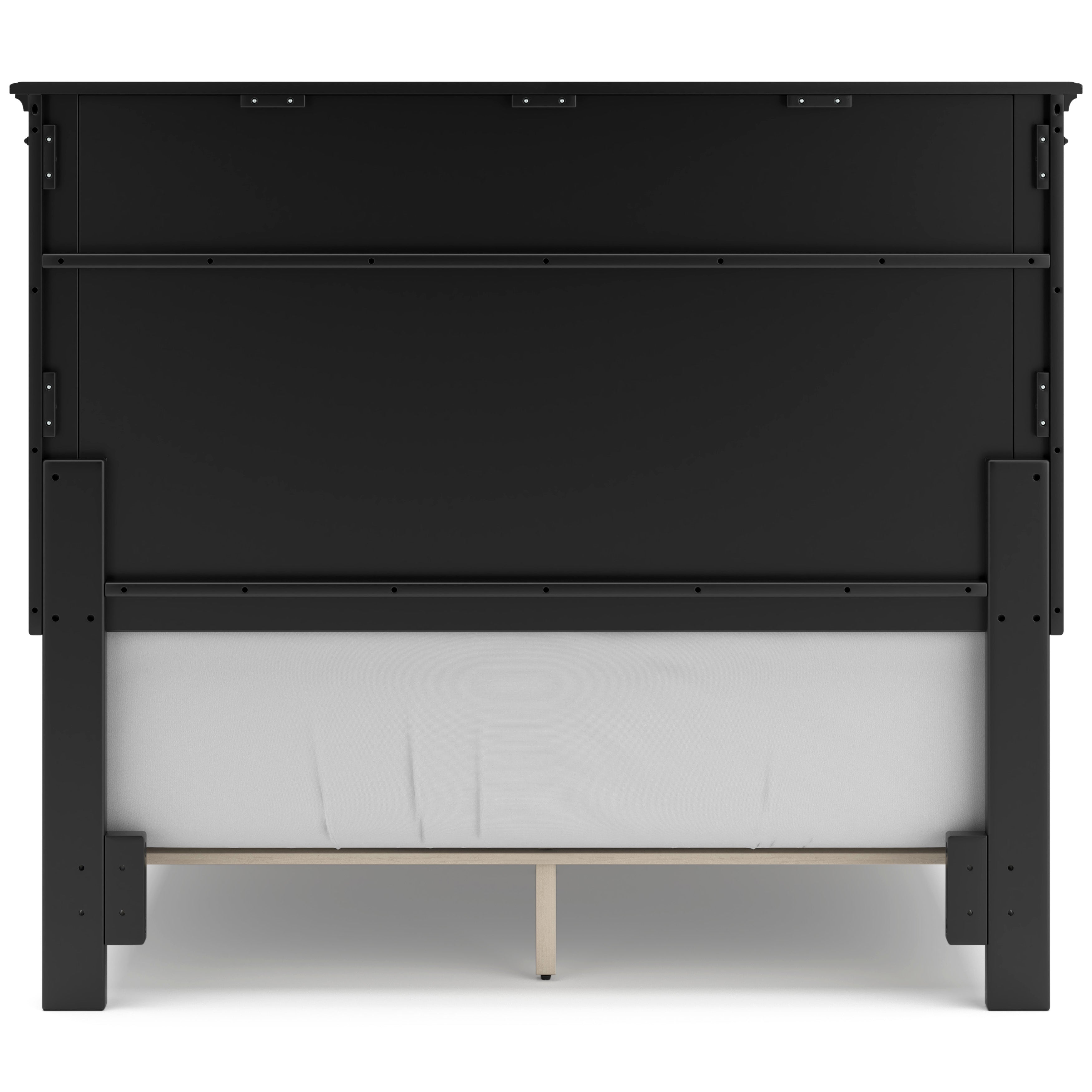 Lanolee Black Full Panel 5-Piece Bedroom Set