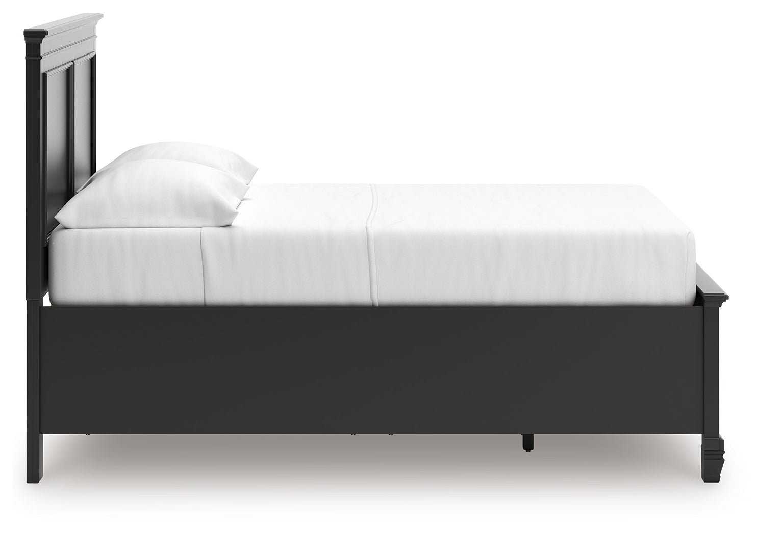 Lanolee Black Full Panel Storage Bed