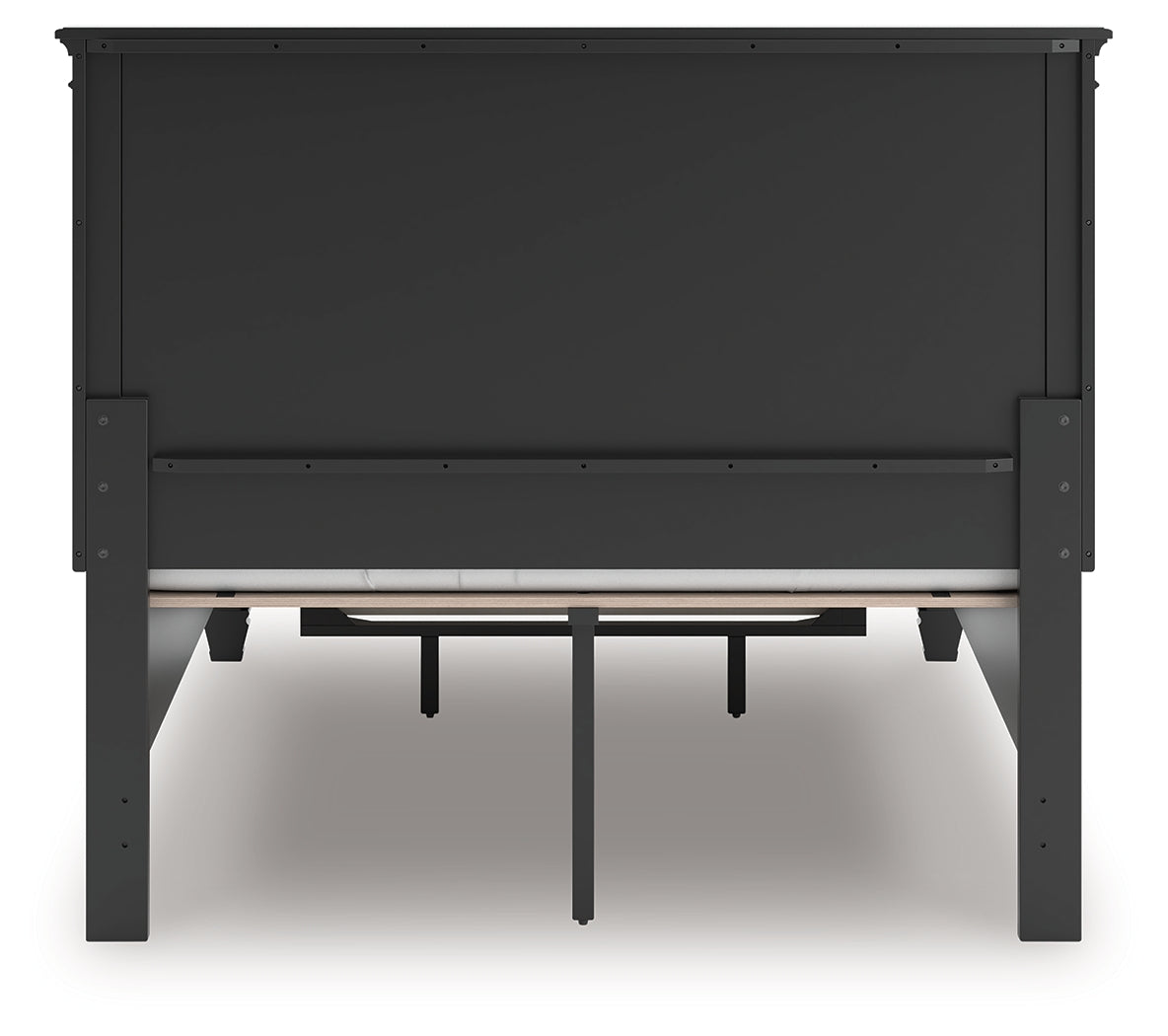 Lanolee Black Full Panel Storage Bed