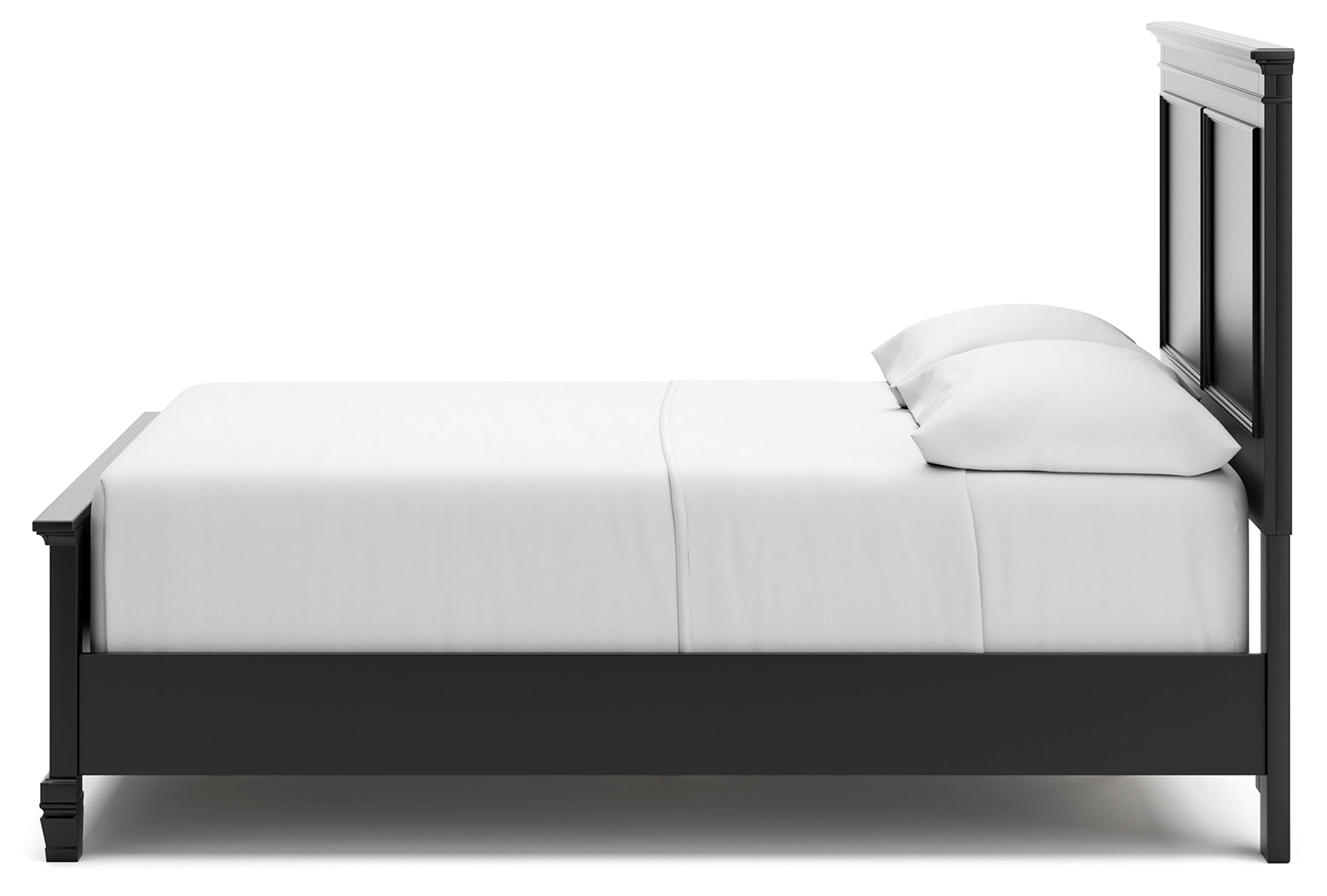Lanolee Black Full Panel Youth Bed