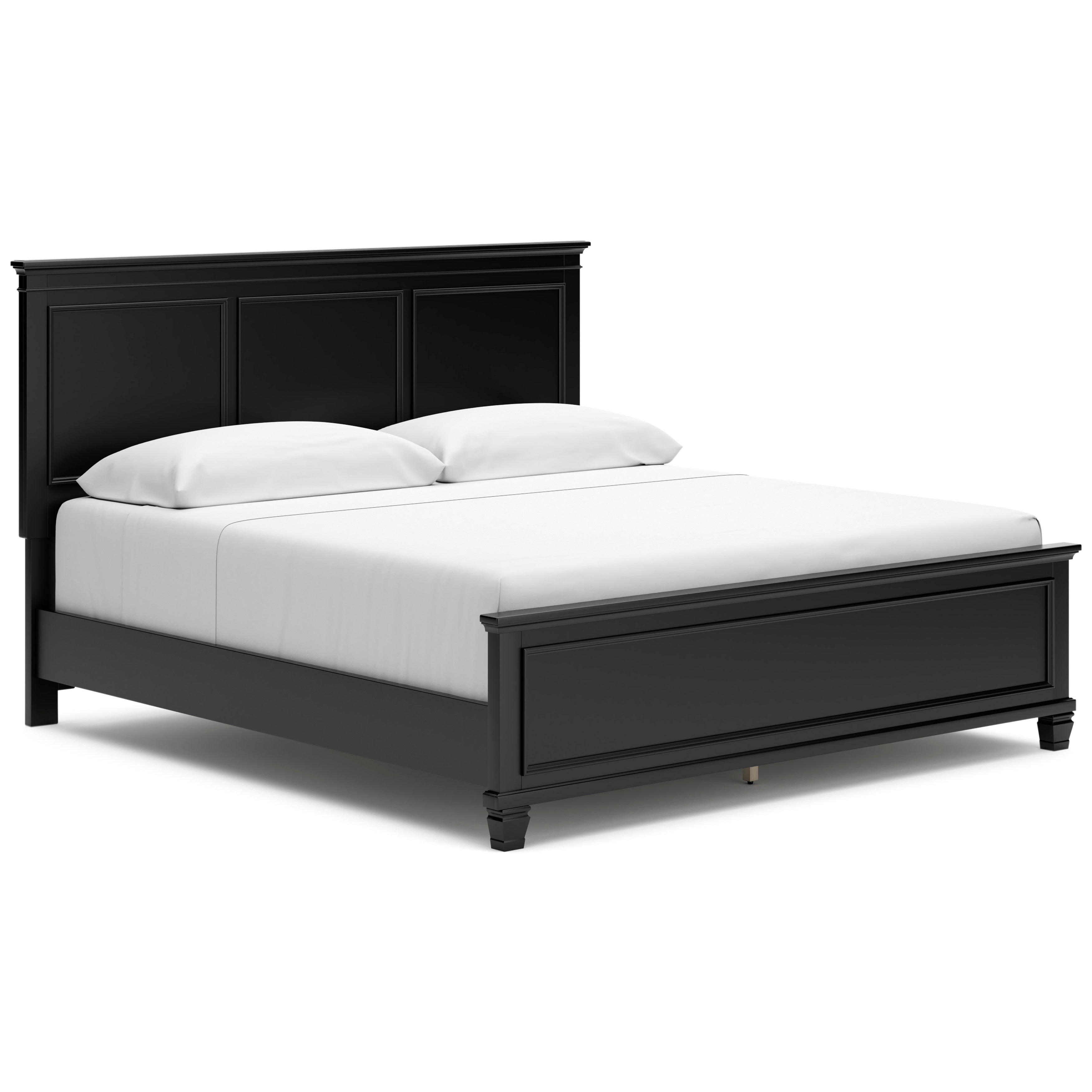 Lanolee Black King Panel 5-Piece Bedroom Set