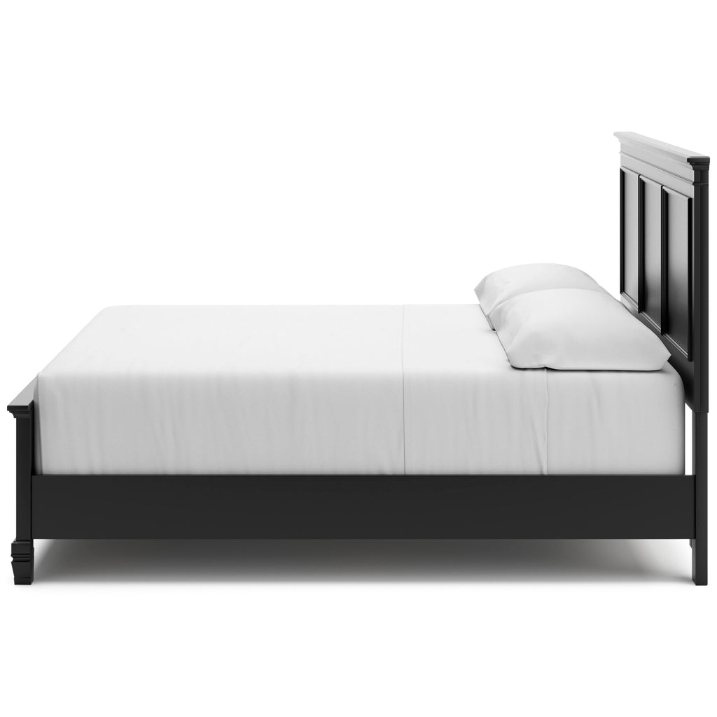 Lanolee Black King Panel 5-Piece Bedroom Set