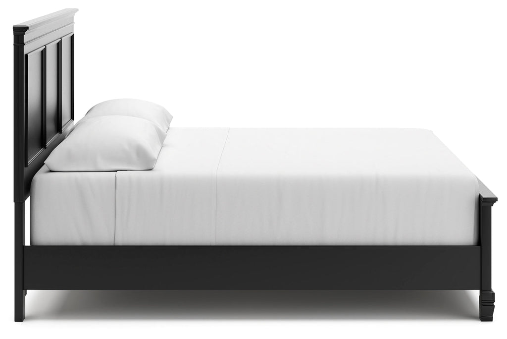 Lanolee King Panel Bedroom Set, Black