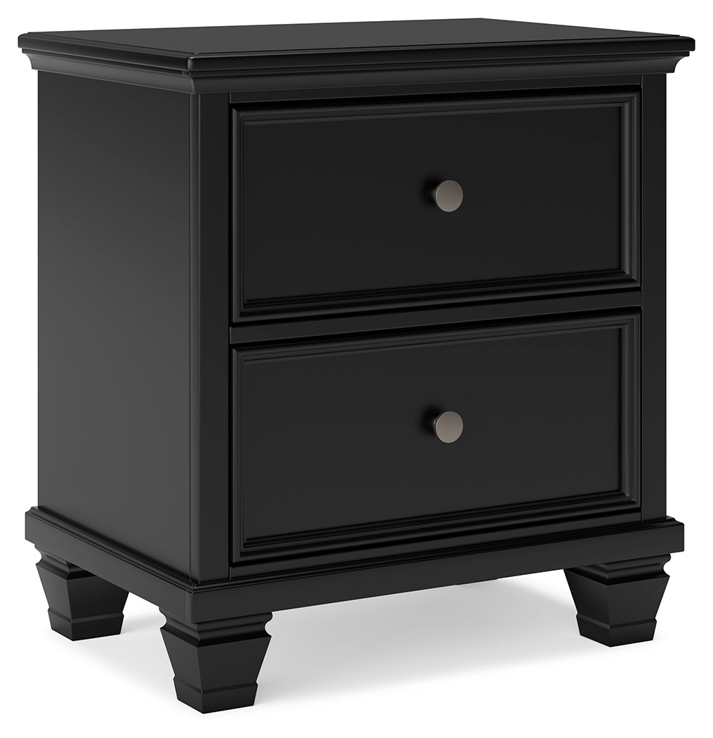 Lanolee King Panel Bedroom Set, Black