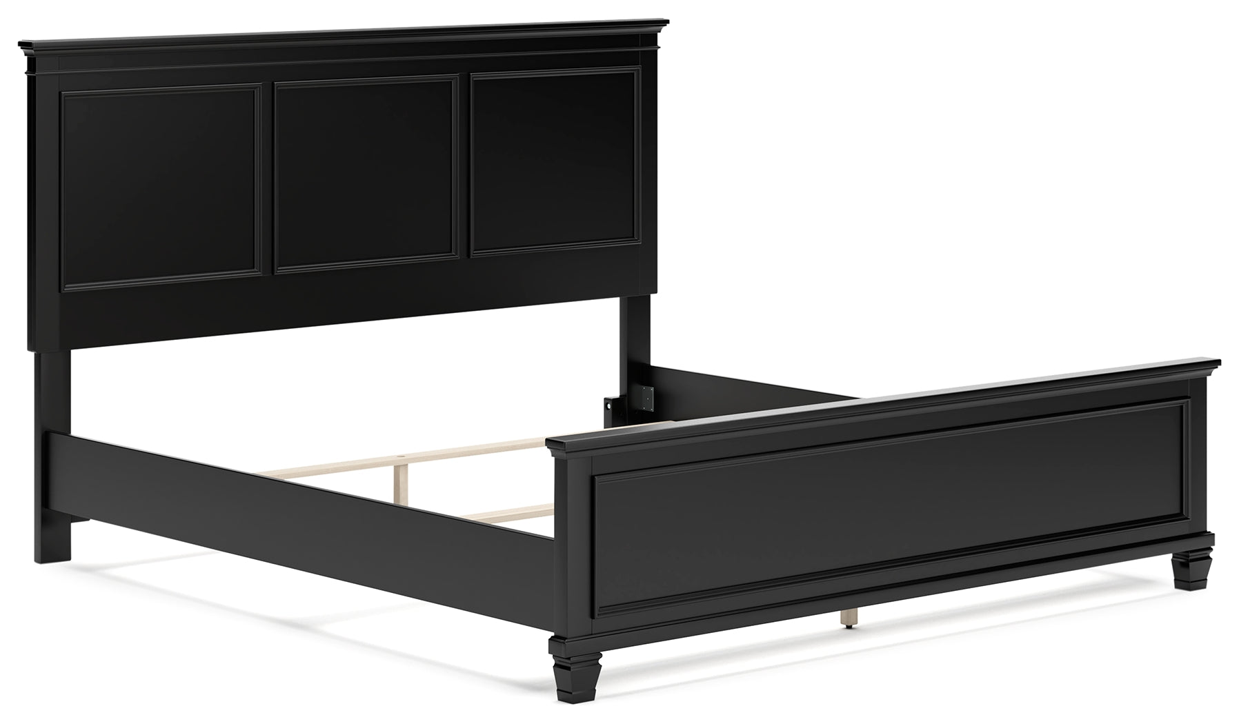 Lanolee King Panel Bedroom Set, Black