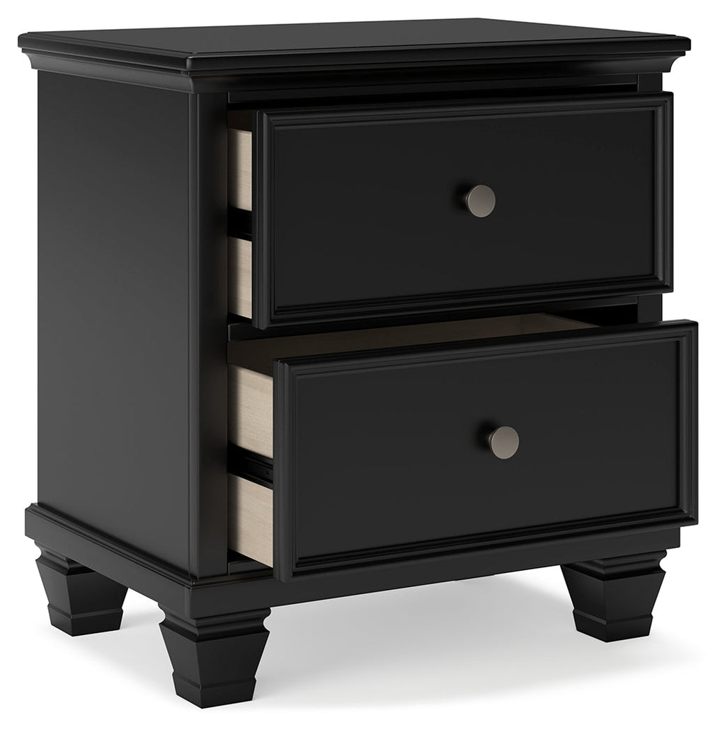 Lanolee King Panel Bedroom Set, Black