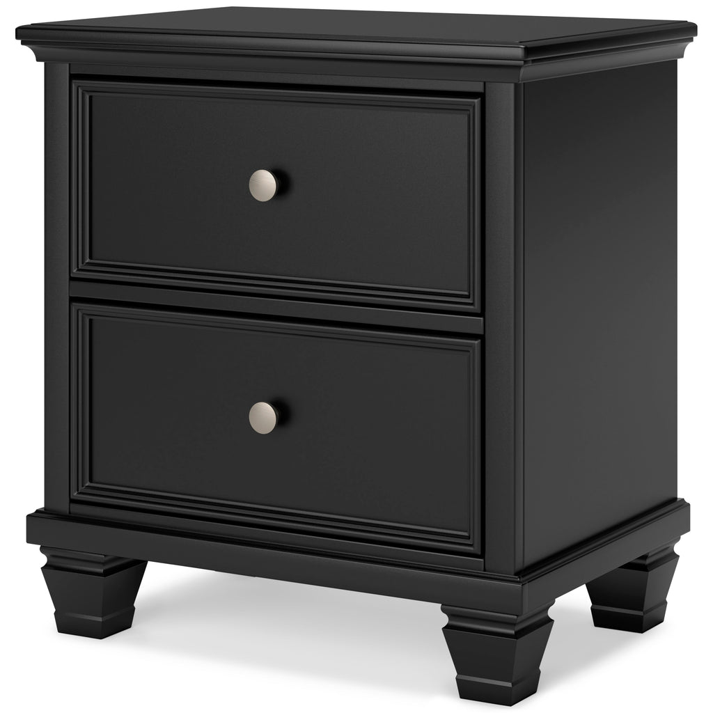 Lanolee Black King Panel 5-Piece Bedroom Set