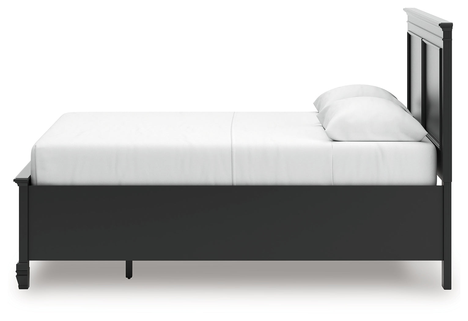 Lanolee Black Queen Panel Storage Bed