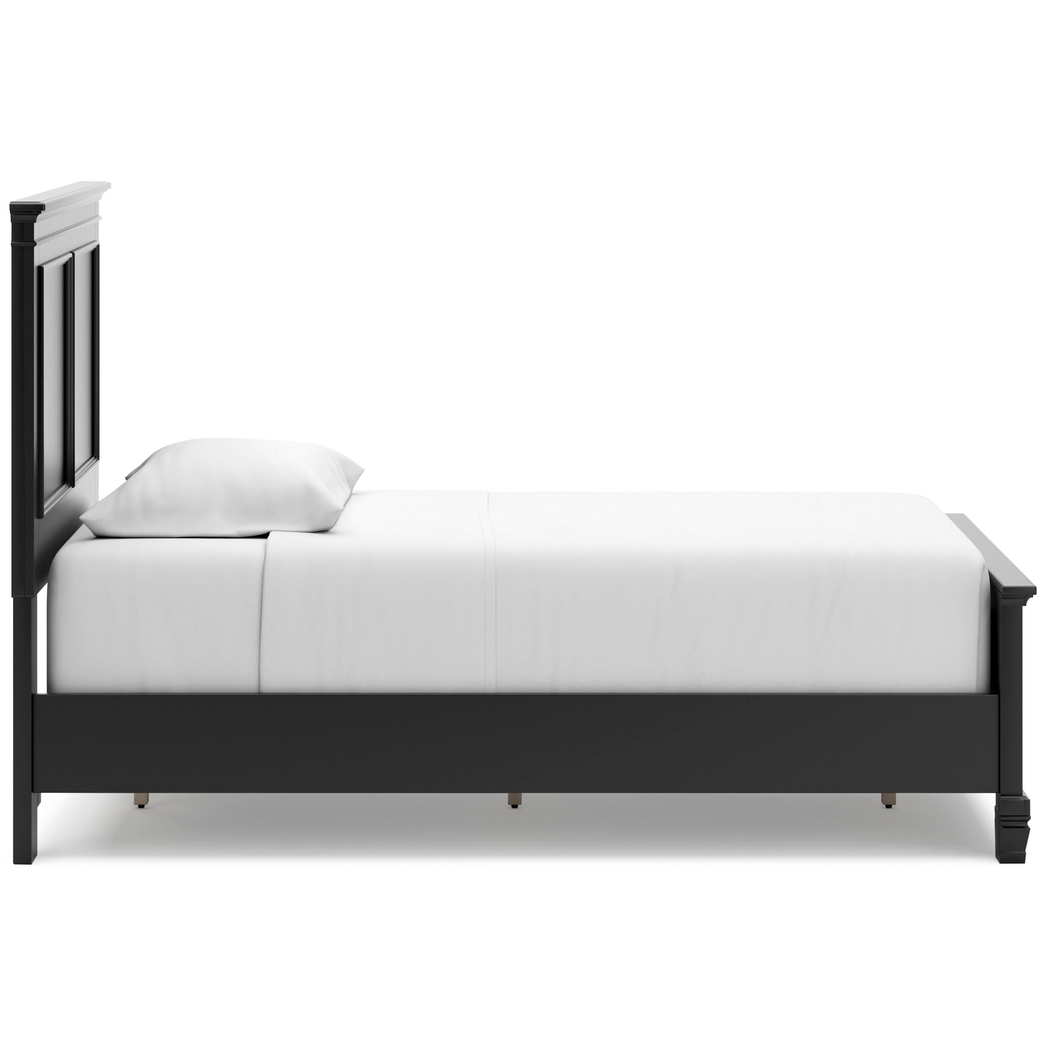 Lanolee Black Twin Panel 5-Piece Bedroom Set